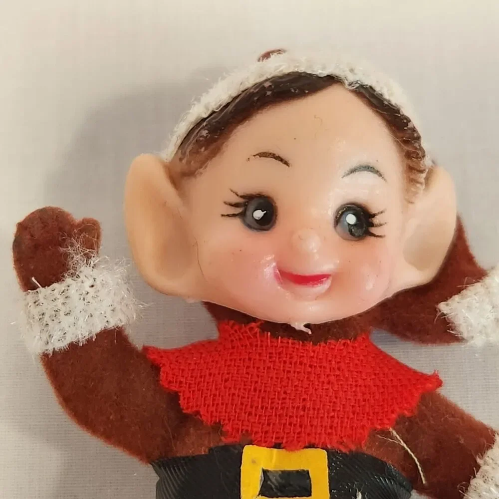 Vintage‎ MCM Elves Elf 1 with Tree 4